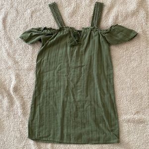 Aerie Olive Green Dress